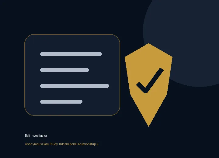 Anonymous Case Study: International Relationship Verification in Seminyak