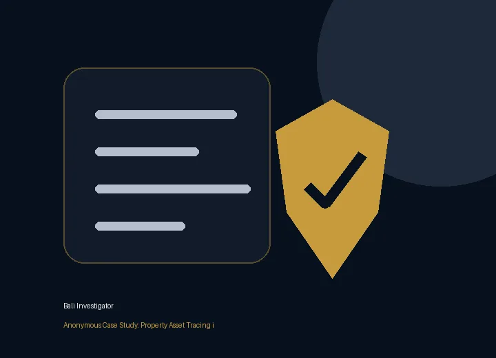 Anonymous Case Study: Property Asset Tracing in Denpasar