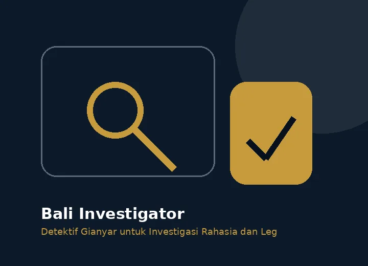 Ilustrasi layanan detektif di Gianyar