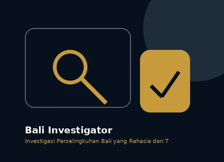 Ikon investigasi perselingkuhan Bali